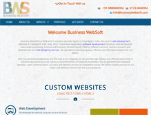 Tablet Screenshot of businesswebsoft.com